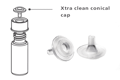 Immagine di Xtra life clean conical cap, 4 mL (12 pcs)