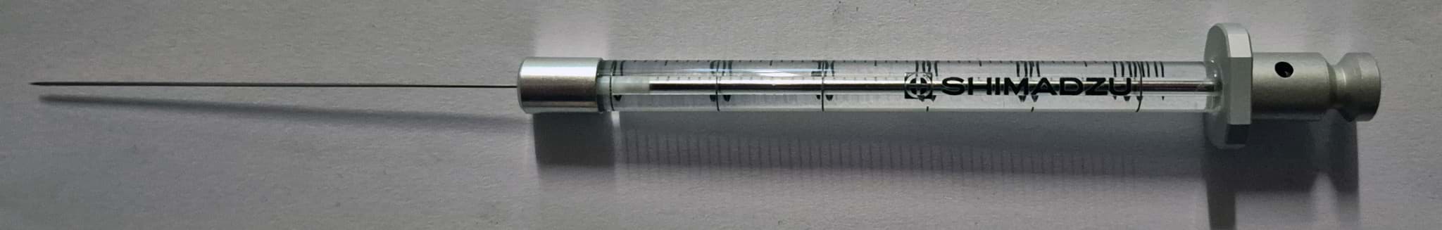 Immagine di Syringe; 100 µl; gas tight; fixed needle; 26G; 57mm needle length;cone tip